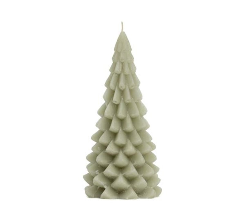 Kerstboom kaars Eucalyptus 20 cm