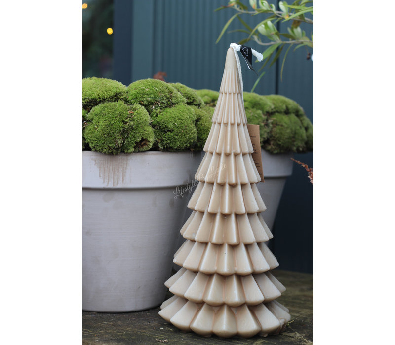 Kerstboom kaars Outdoor Dessert  40 cm