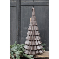 Kerstboom kaars Outdoor Cognac 40 cm