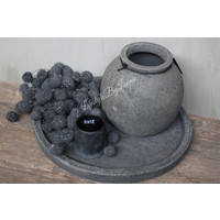 STILL old brown ronde kruik Kendal 18 cm