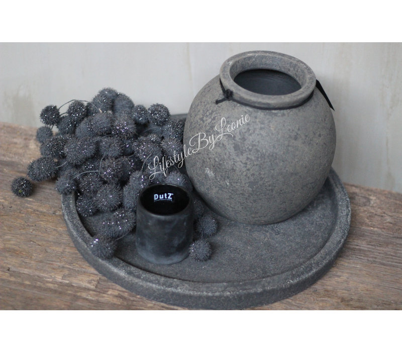 STILL old brown ronde kruik Kendal 18 cm