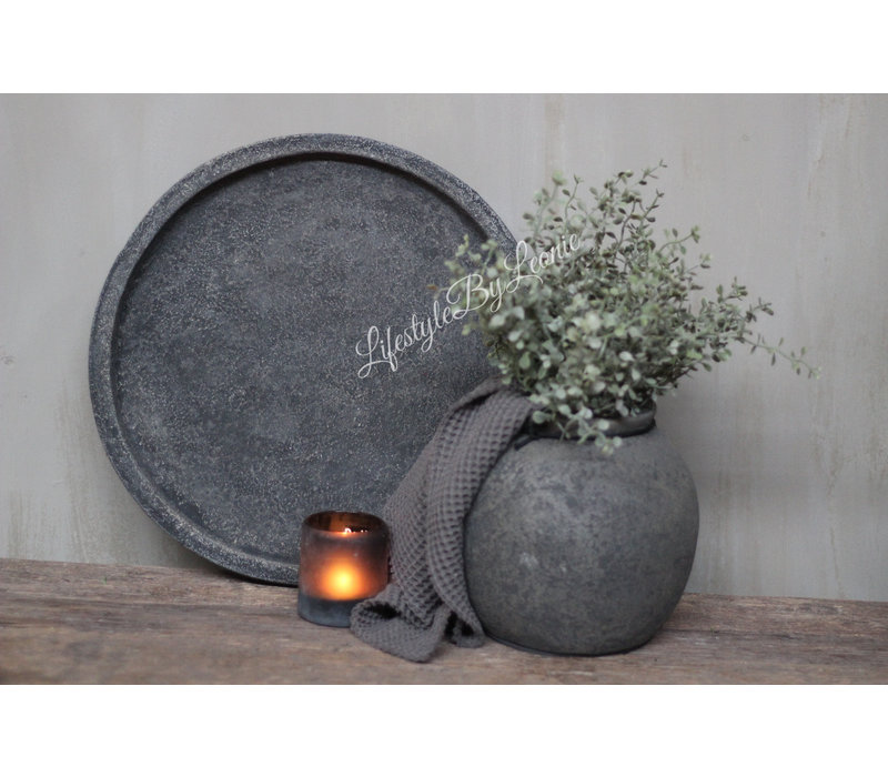 STILL old brown ronde kruik Kendal 18 cm