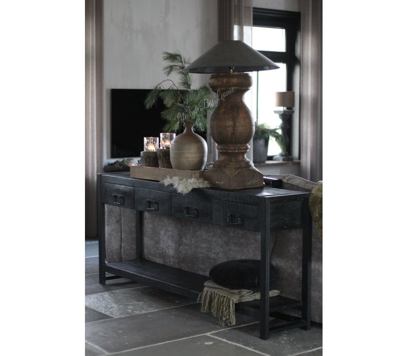 Aura Peeperkorn baluster lamp Wood XXL