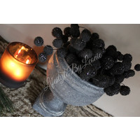 Plataanbollen glitter Black