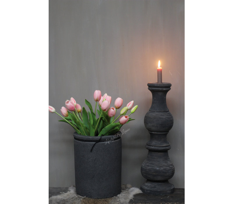 STILL hoge rechte pot Dark grey 28 cm