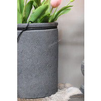 STILL hoge rechte pot Dark grey 28 cm