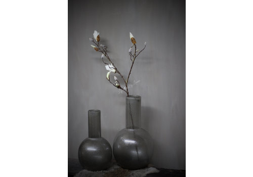 STILL bol vaas Dew grey bubbles 43 cm