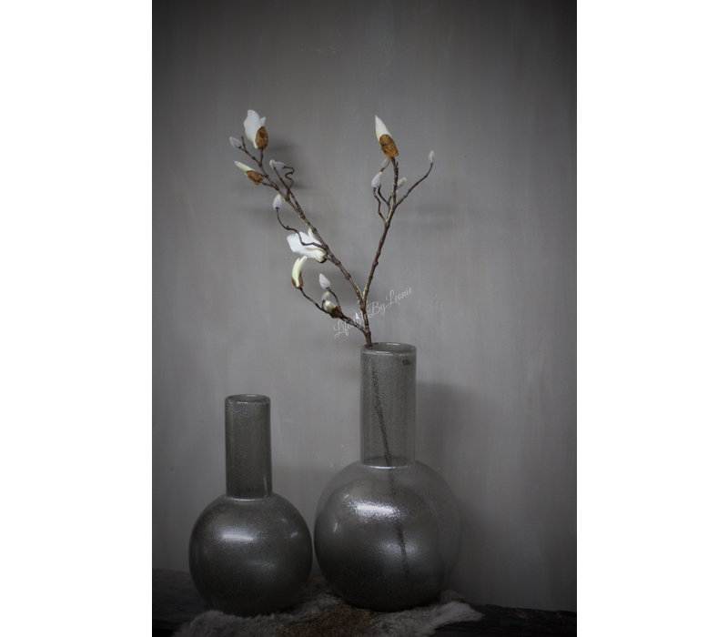 STILL bol vaas Dew grey bubbles 43 cm