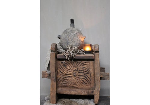 Authentieke Himalaya box houtsnijwerk S