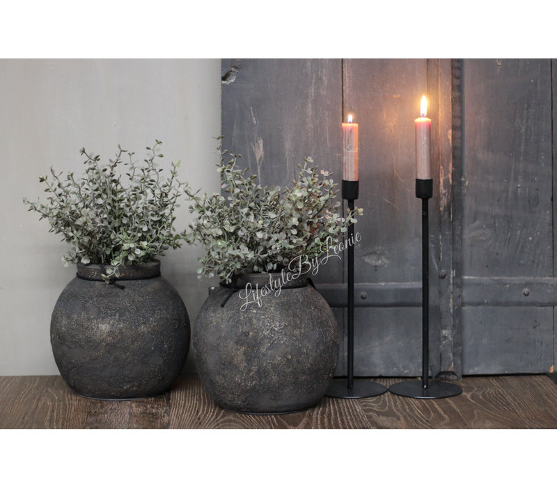 STILL old brown ronde kruik Kendal 18 cm