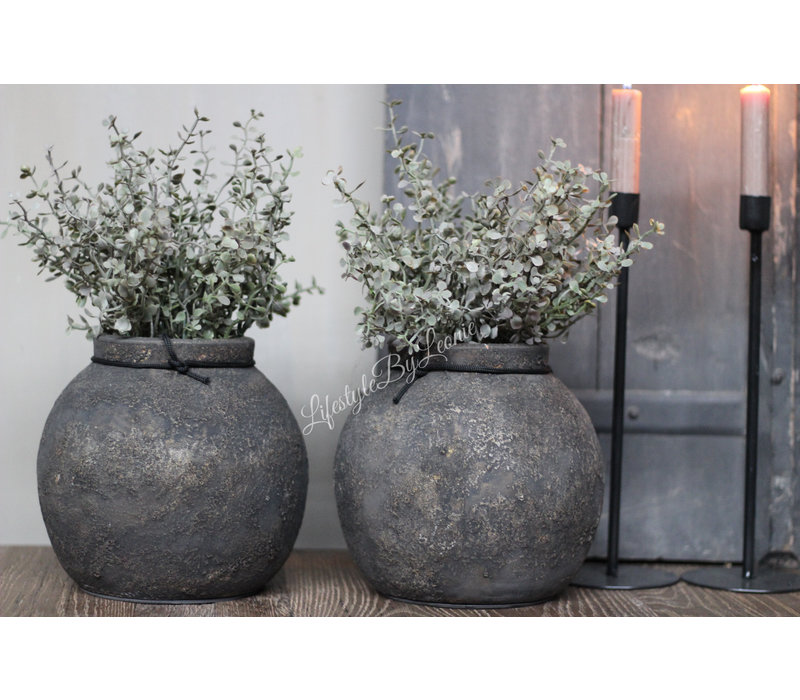 STILL old brown ronde kruik Kendal 18 cm