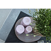 Outdoor LED kaars Dust pink 10 x 10 cm