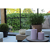 Outdoor LED kaars Dust pink 10 x 15 cm