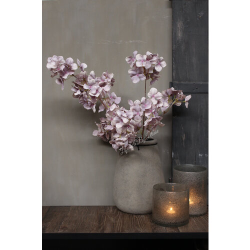 Ronde smalle hoge pot Old Grey 35 cm 