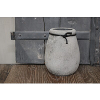 STILL ronde smalle hoge pot Old Grey 14 cm
