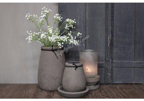 STILL ronde smalle hoge pot Leem 24 cm