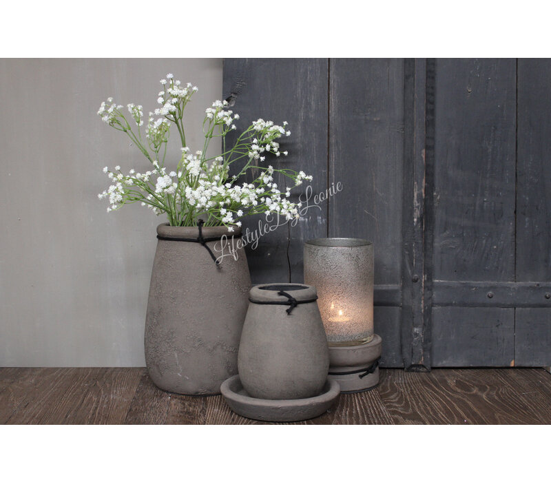 STILL ronde smalle hoge pot Leem 24 cm