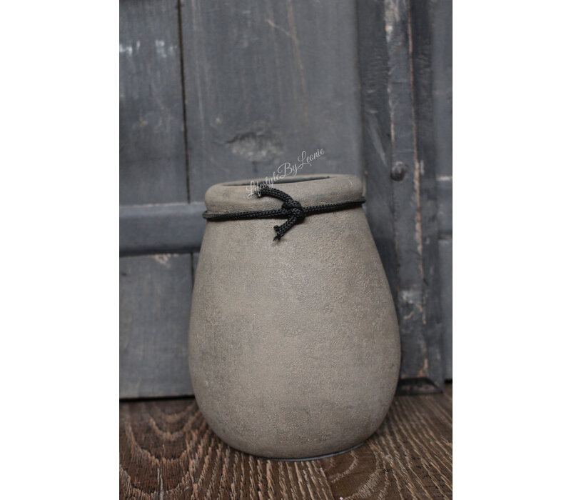 STILL ronde smalle hoge pot Leem 14 cm