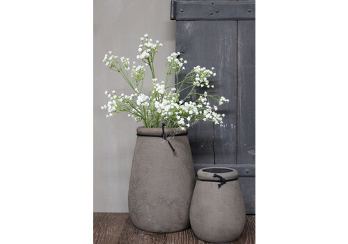 STILL ronde smalle hoge pot Leem 14 cm