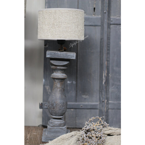 Cilinder lampenkap Shabby 20 cm 