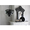 Metalen schijfjes hanglamp Old black incl fitting 40 cm