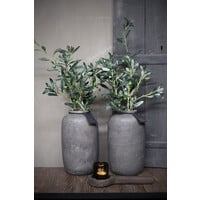 Stenen vaas / fles kruik Earth 31 cm