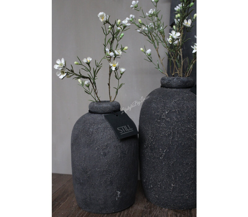 Namaak witte bloemetjes op steel Tamara 50 cm