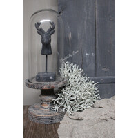 Stolp met houten voet Old grey L