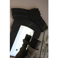 Houten spiegel Toog Black wash 120 cm