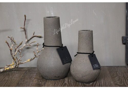 STILL organic vase Leem 24 cm