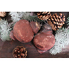 Glazen kerstbal Rusty 12 cm