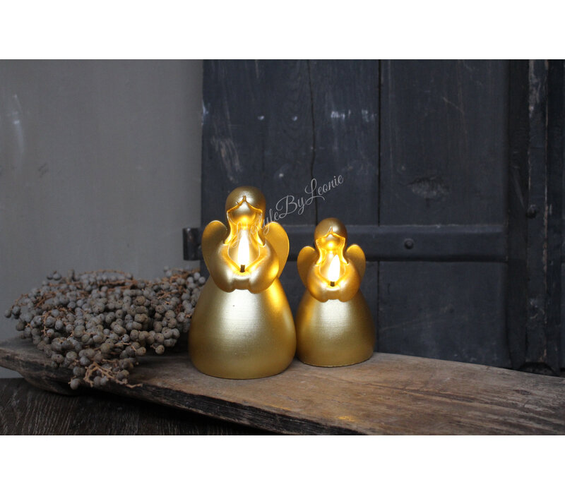 Led kaars Angel Gold L