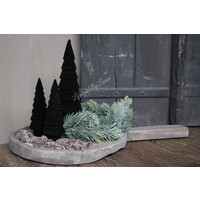 Velvet tree Black 27 cm