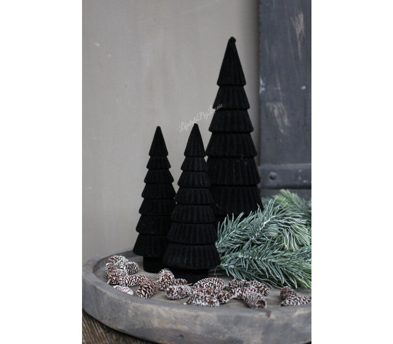 Velvet tree black 16 cm