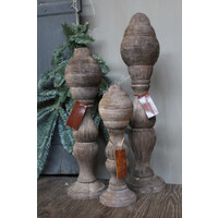 Aura Peeperkorn ornament voor stolp Wood 50 cm