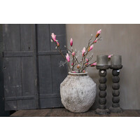 Zijden Magnolia tak light pink 88 cm