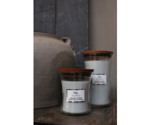 WoodWick Kaars Sagewood & Seagrass Medium