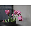 Namaak boeket Tulpen soft purple 48 cm