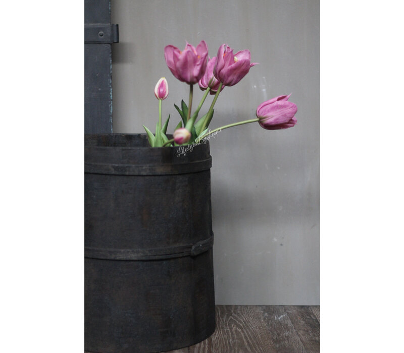 Namaak boeket Tulpen soft purple 48 cm