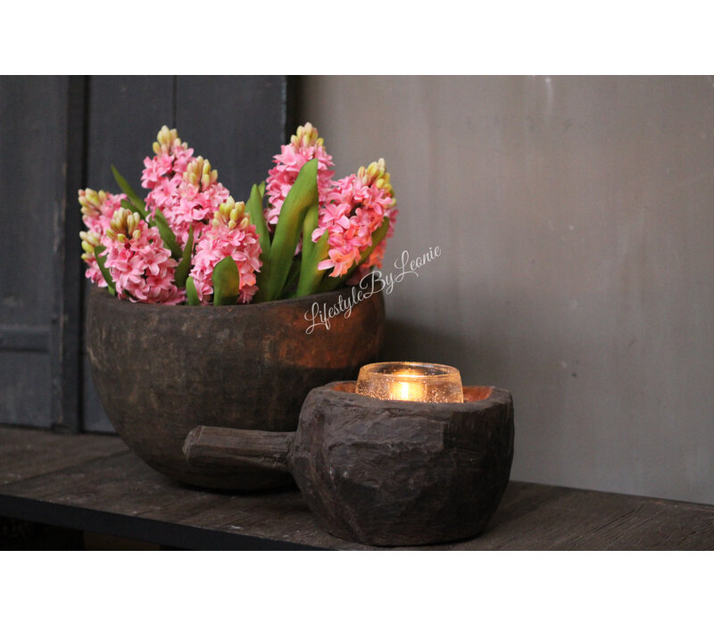 Namaak bloeiende Hyacinth light pink 35 cm