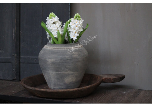 Namaak bloeiende Hyacinth white 35 cm