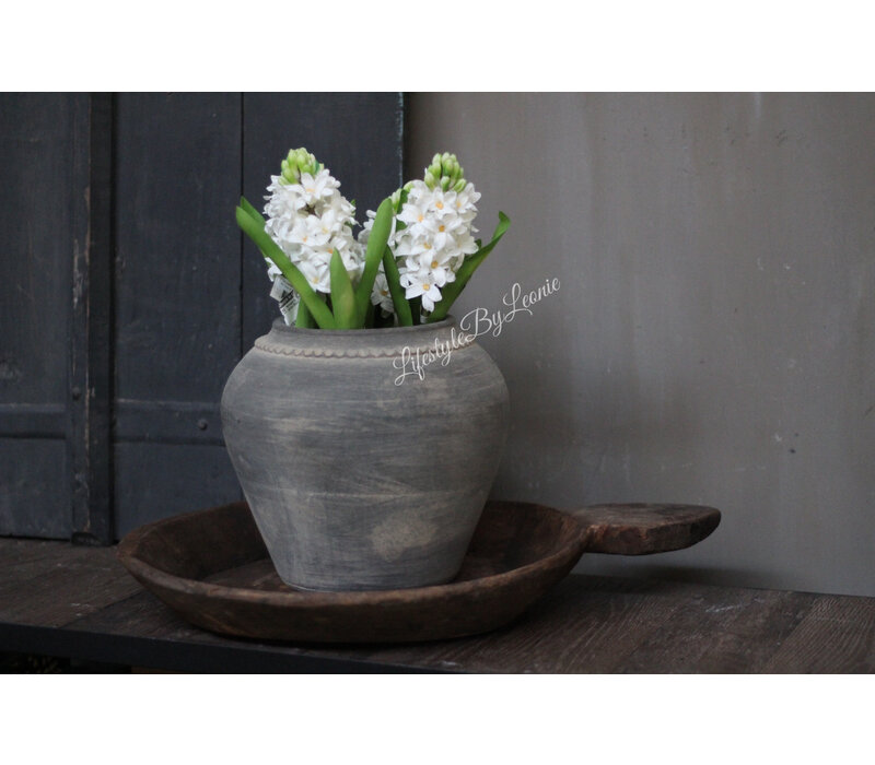 Namaak bloeiende Hyacinth white 35 cm