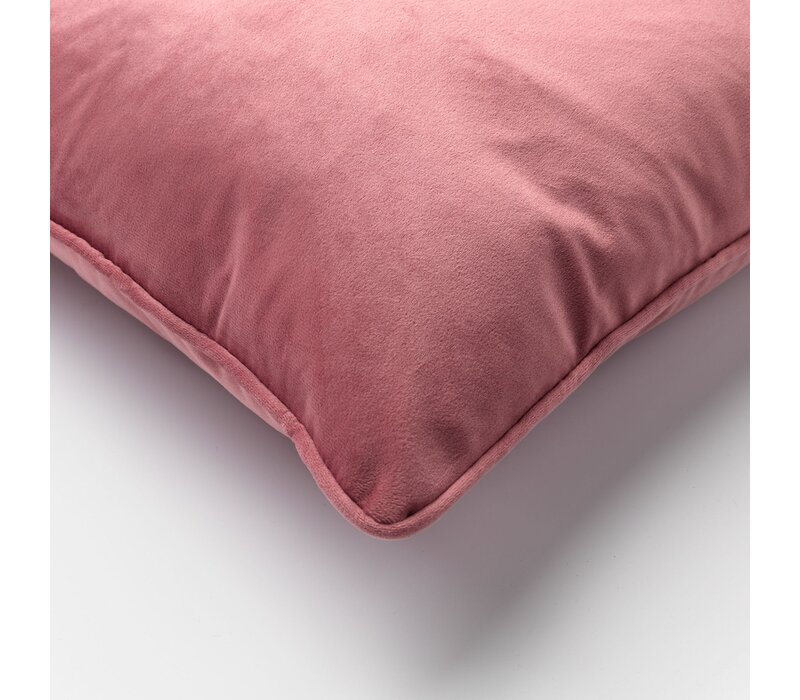 Velvet kussen Dusty rose 45 x 45 cm