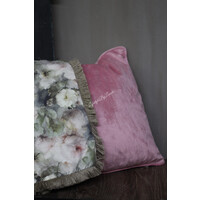 Velvet kussen Dusty rose 45 x 45 cm