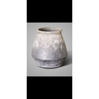 Brynxz ronde stenen pot Stone grey 21 cm