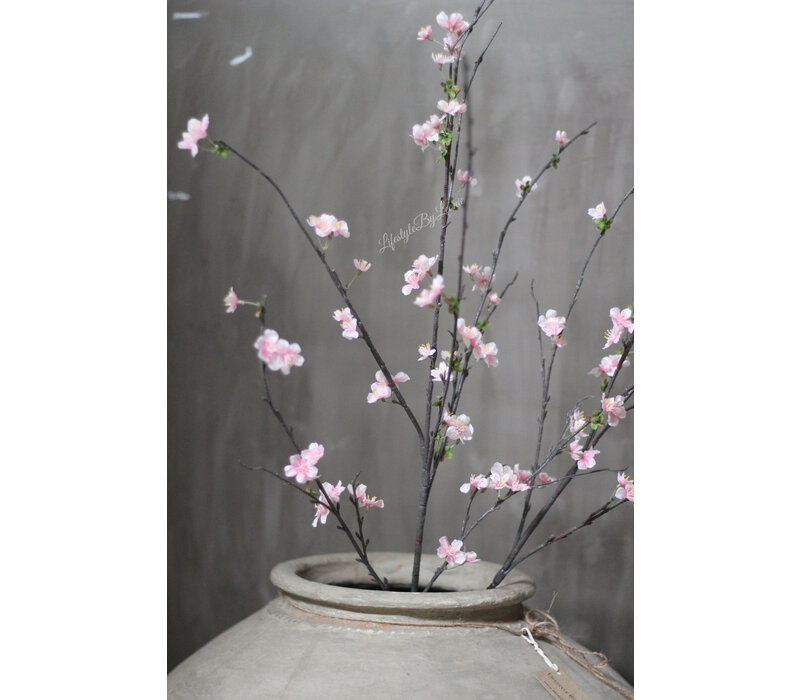 Zijden tak Blossom sakura Light pink 115 cm