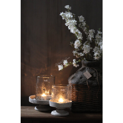 PMR plateau op voet Dirty white 22 cm 