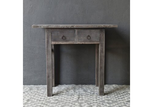 LUKSA Houten (hal) tafel met 2 lades 100 cm