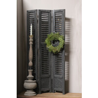 Drieluik Shutters black wash 118 cm