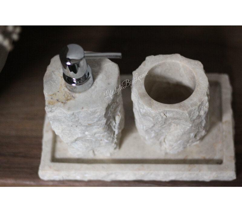 Brynxz badkamer set Rockstone Sand 15 cm